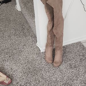 Call It Spring Brown Over-the-Knee Boots